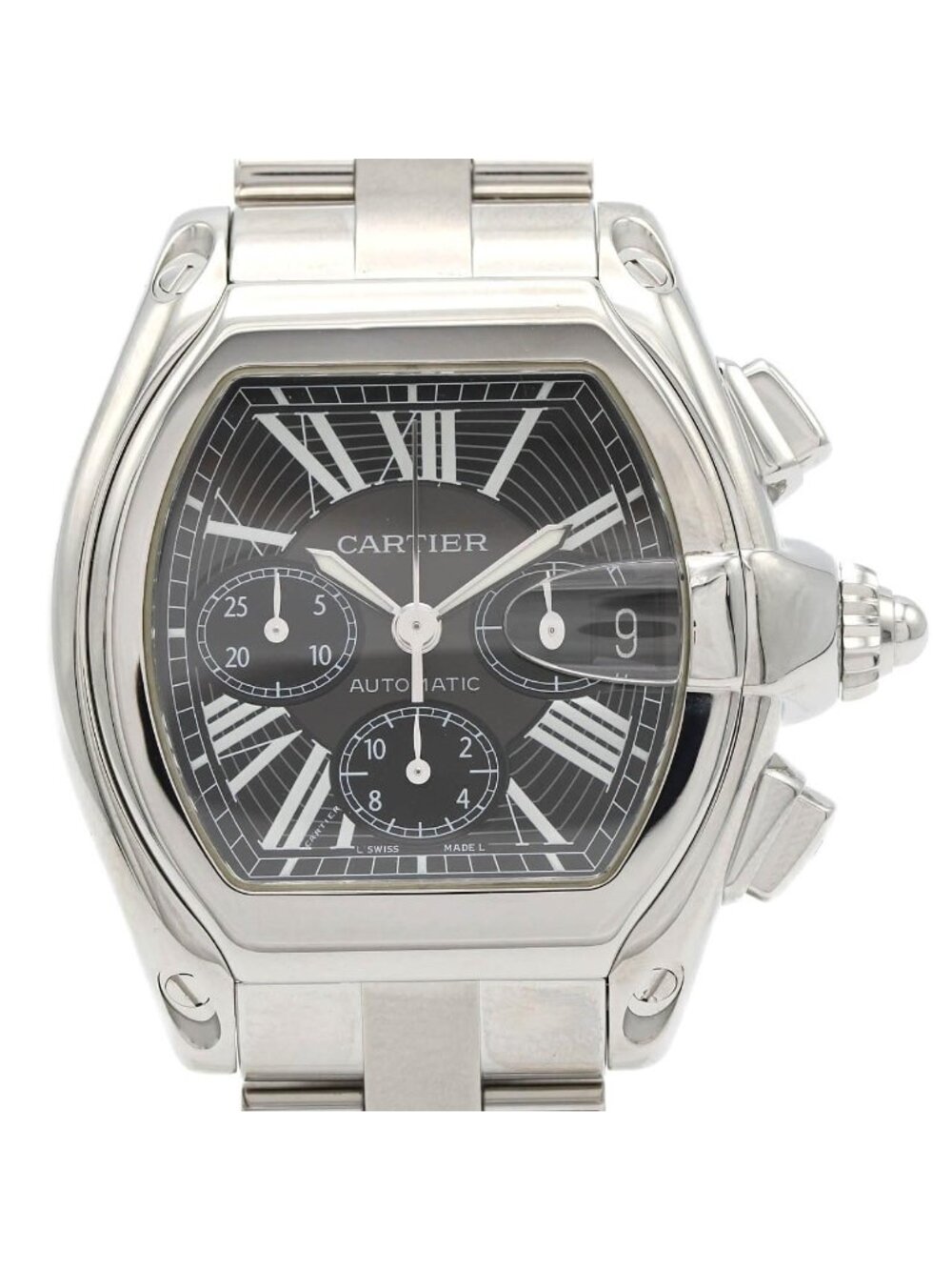 Cartier Roadster Chronograph XL SS Automatic Watch